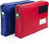 pochette securisee universelle rouge bleu 
